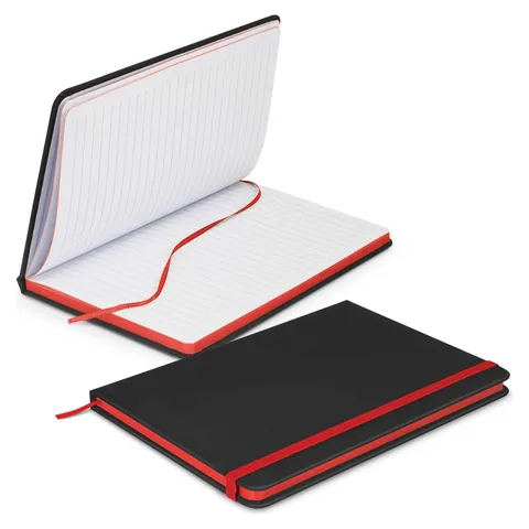 Omega Black Notebook red