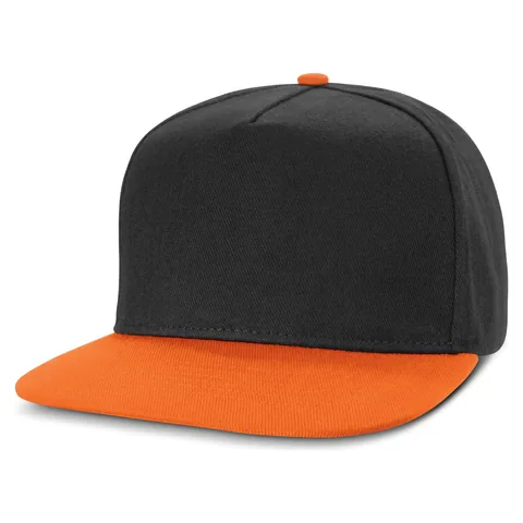 Crusade Flat Peak Cap orange