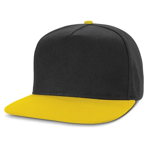 Crusade Flat Peak Cap yellow