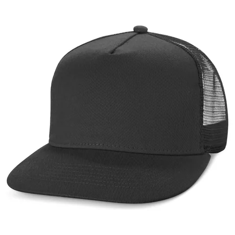 Impala Flat Peak Mesh Cap in black
