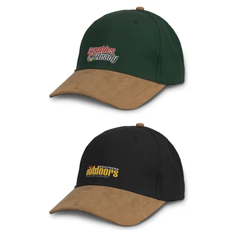 Outback Suede Peak Cap
