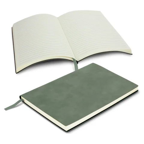 Genoa Soft Cover Notebook in grey