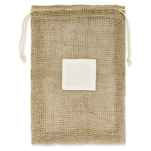 Jute Net Produce Bag in natural