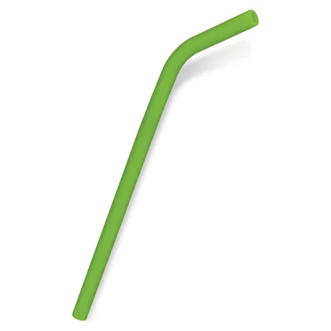 Silicone Straw green
