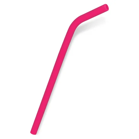 Silicone Straw pink