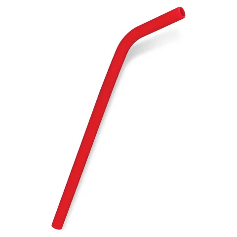 Silicone Straw red