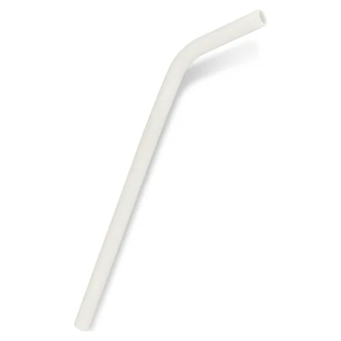 Silicone Straw in white