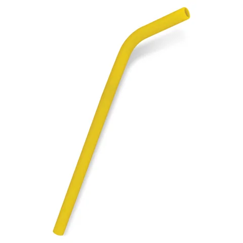 Silicone Straw yellow