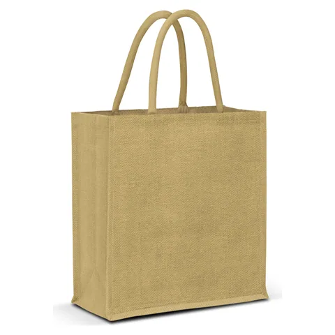 Lanza Jute Tote Bag - Colour Match in natural