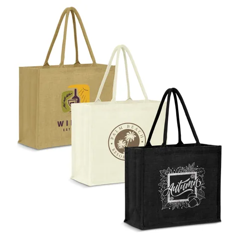 Modena Jute Tote Bag - Colour Match