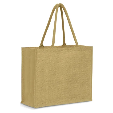 Modena Jute Tote Bag - Colour Match in natural