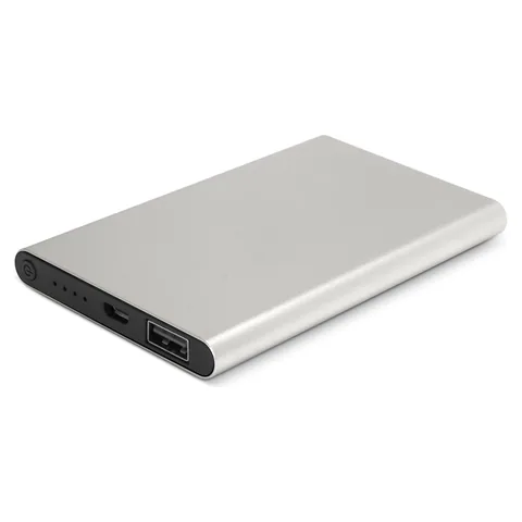 Zion Power Bank in silver