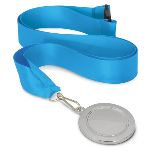 Podium Medal - 50mm lblue