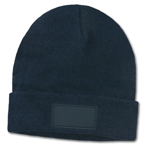 Everest Beanie with Patch blue