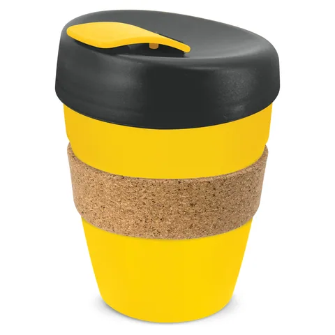 Express Cup Deluxe - Cork Band yellow