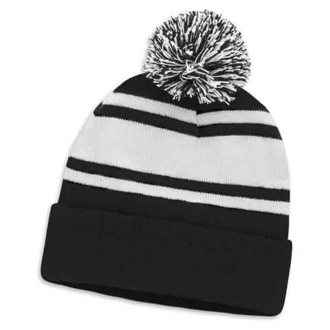 Commodore Beanie with Pom Pom black