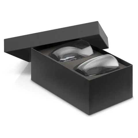 Tivoli Double Wall Glass Set - 310ml black