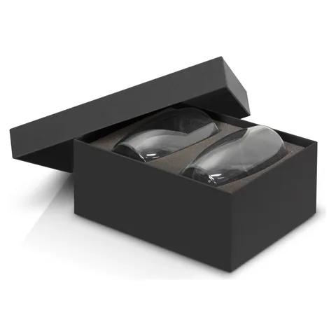 Tivoli Double Wall Glass Set - 410ml black