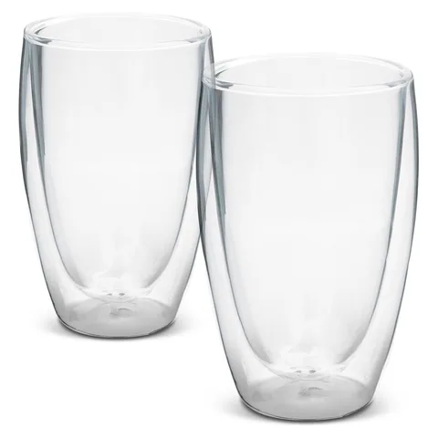 Tivoli Double Wall Glass Set - 410ml in clear