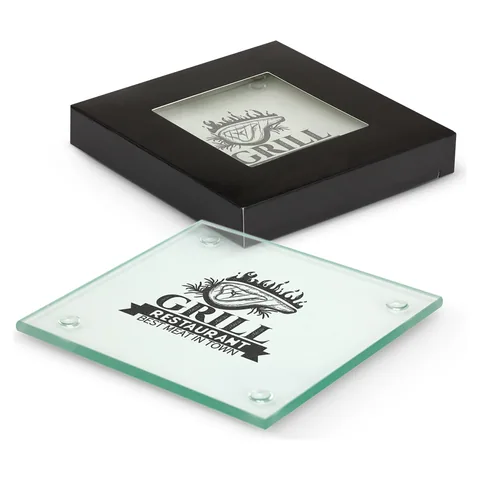 Venice Glass Coaster - Set of 4 - Square