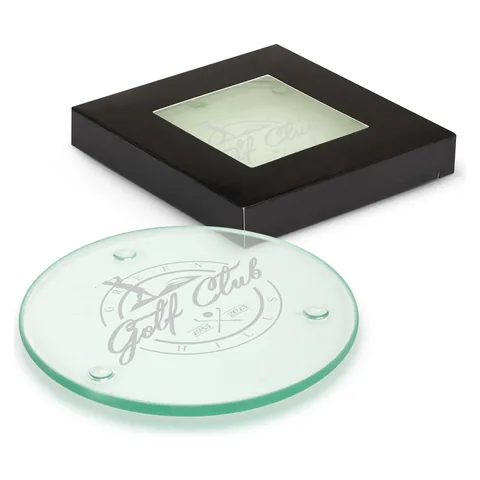 Venice Glass Coaster - Set of 2 - Round
