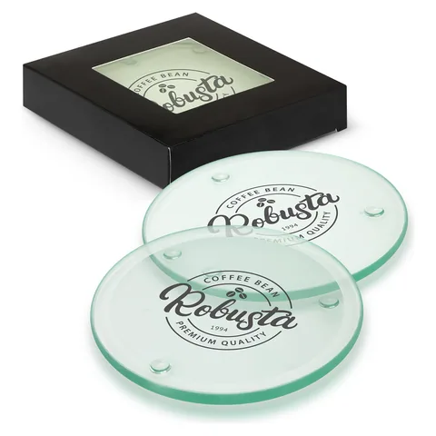 Venice Glass Coaster - Set of 4 - Round