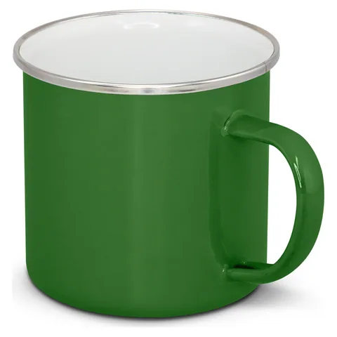 Bendigo Enamel Mug bright green