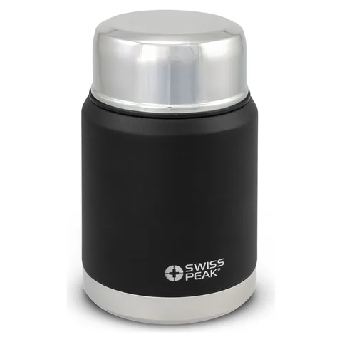 Swiss Peak Elite Copper Vacuum Food Container in black