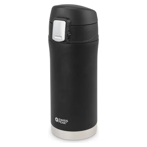 Swiss Peak Elite Copper Vacuum Mug in black
