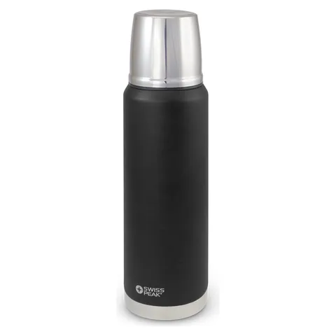 Swiss Peak Elite Copper Vacuum Flask in black