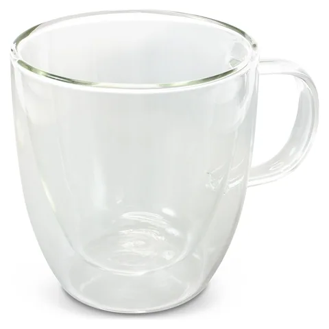 Riviera Double Wall Glass Cup in clear
