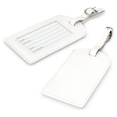 Aero Luggage Tag in white