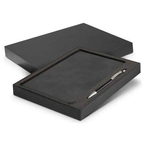 Demio Notebook and Pen Gift Set black