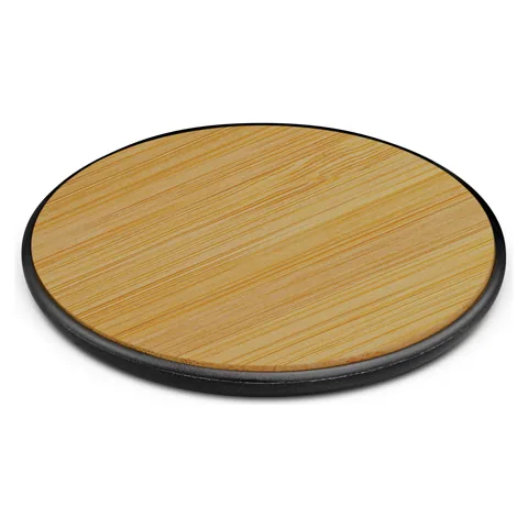 Bamboo 5W Wireless Charger in black