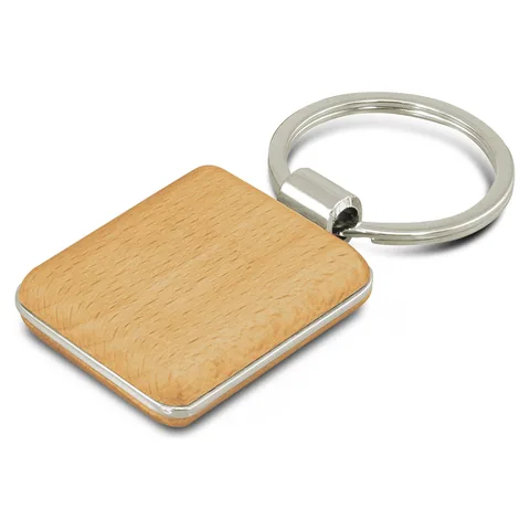 Echo Key Ring - Square in natural