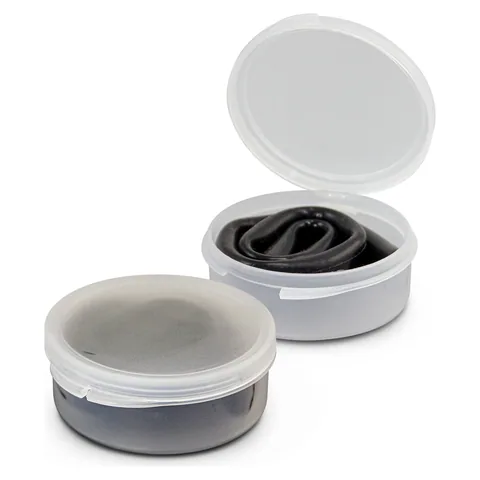Silicone Straw with Case black