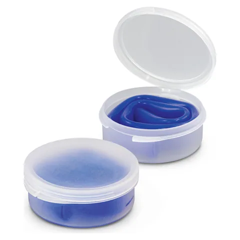 Silicone Straw with Case blue