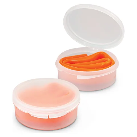 Silicone Straw with Case in orange