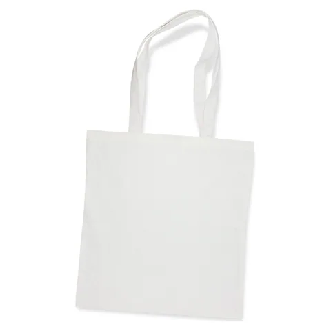 Bamboo Tote Bag in white