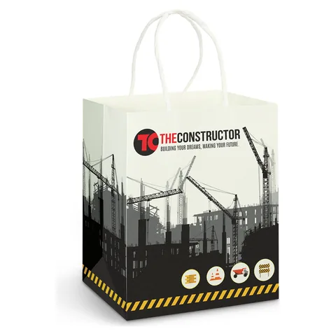 Medium Paper Carry Bag - Full Colour