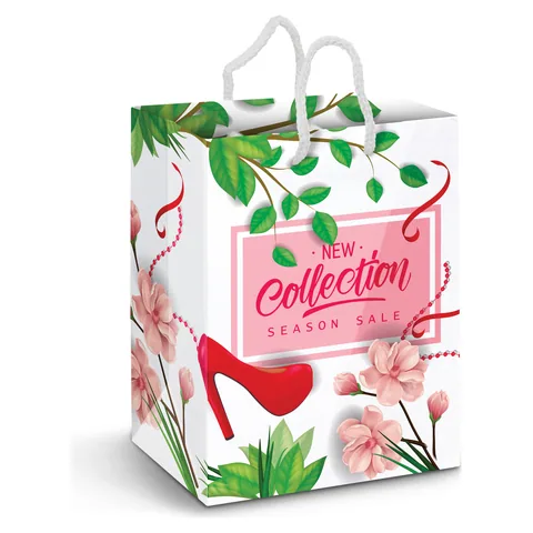 Large Laminated Paper Carry Bag - Full Colour