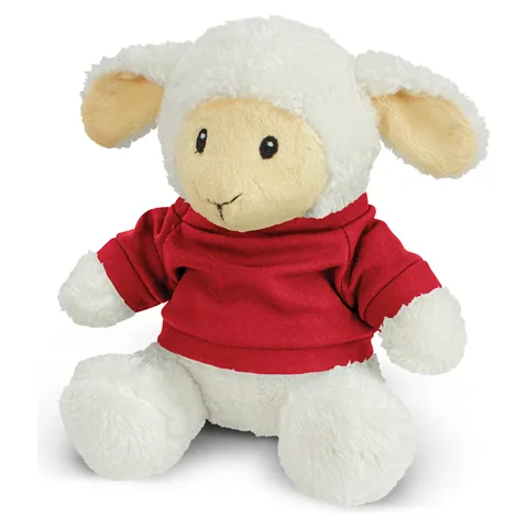 Lamb Plush Toy red
