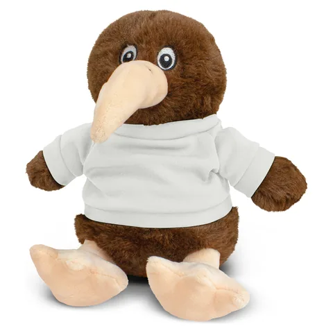 Kiwi Plush Toy in white