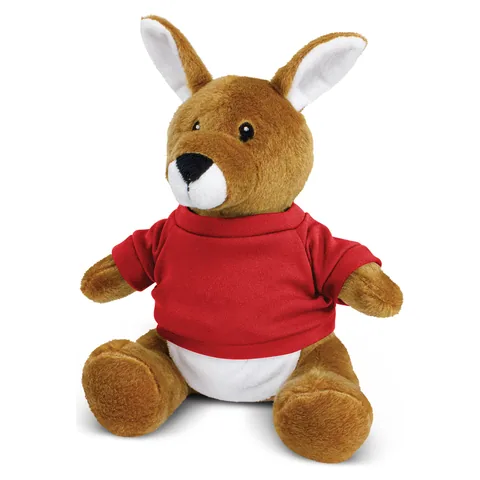Kangaroo Plush Toy red