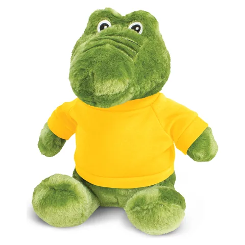 Crocodile Plush Toy yellow