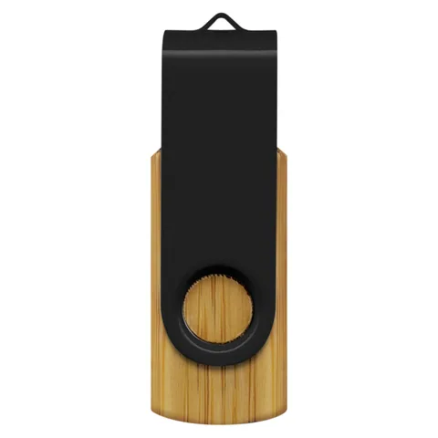 Helix 4GB Bamboo Flash Drive black