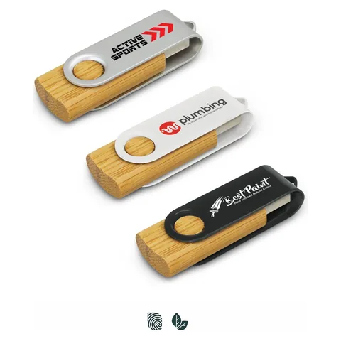 Helix 4GB Bamboo Flash Drive