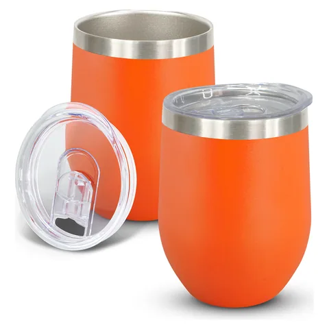 Cordia Vacuum Cup - Powder Coated orange