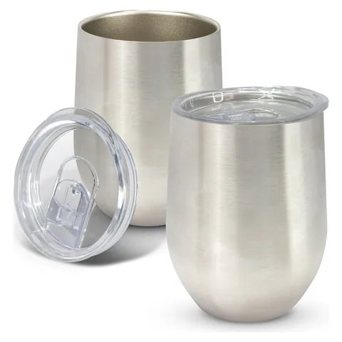 Cordia Vacuum Cup - Powder Coated in silver