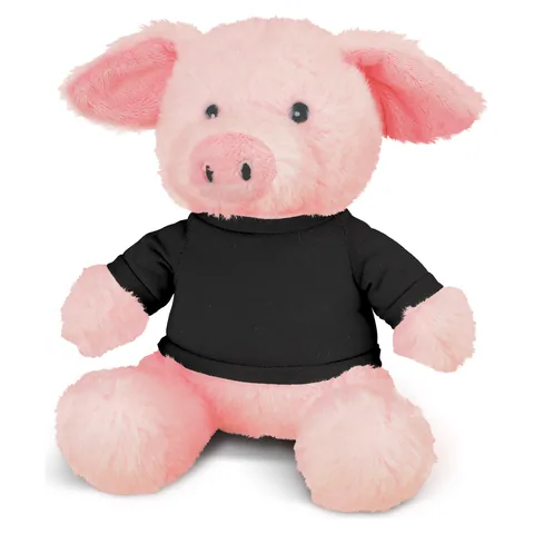 Pig Plush Toy black